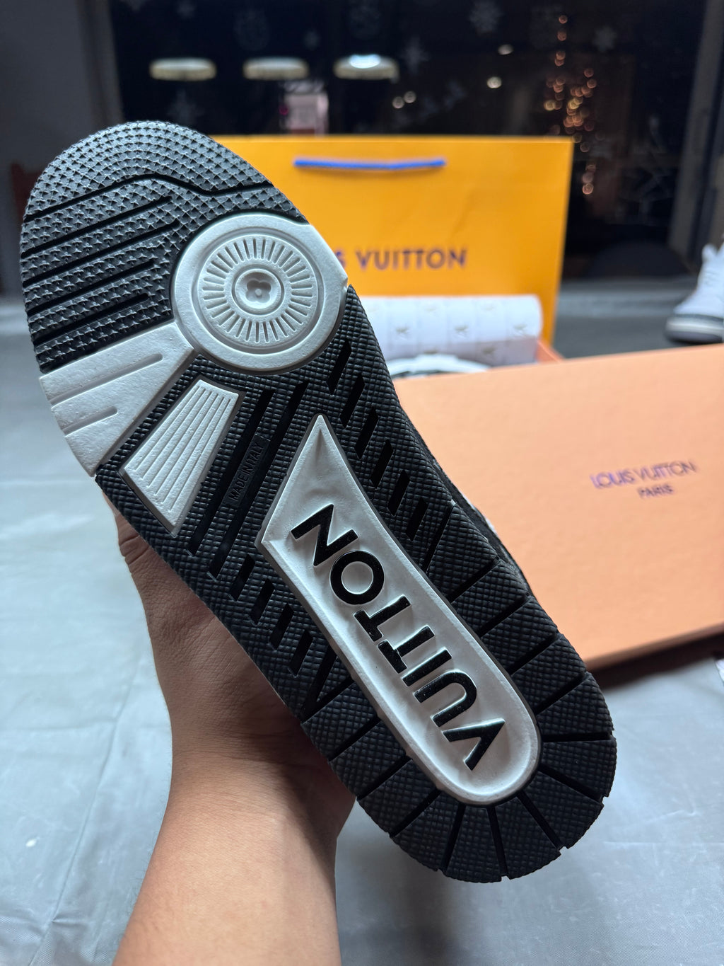 Louis Vuitton Trainer 'Denim Noir Importación