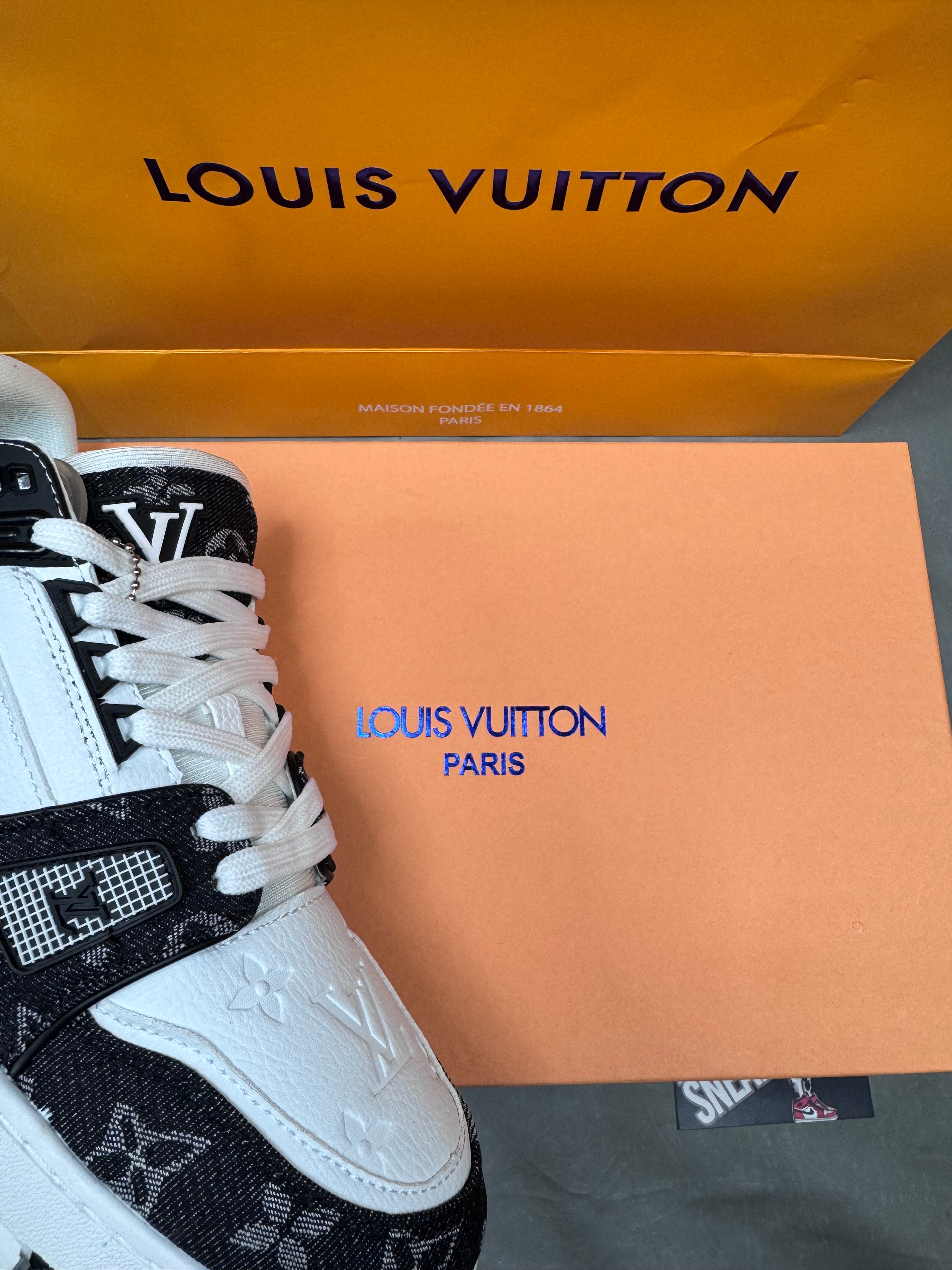 Louis Vuitton Trainer 'Denim Noir Importación